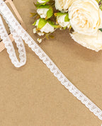 Crochet Lace - Small Edging with multiple Scallops (Width - 0.5 inch)