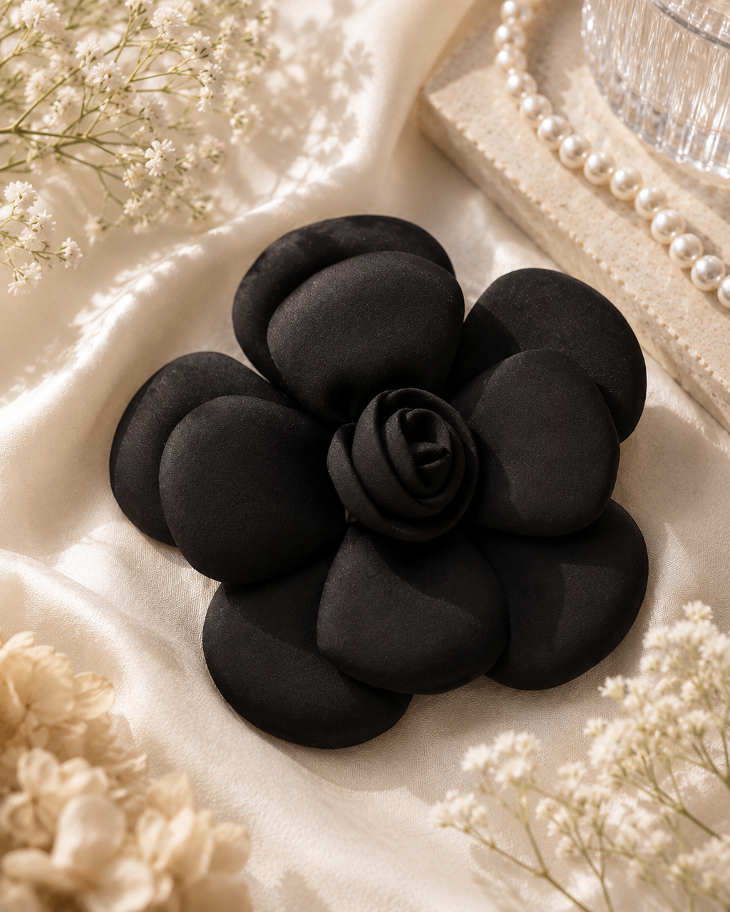 3D  Neoprene (Scuba) Flower 8"