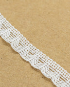 Crochet Lace - Small Edging with multiple Scallops (Width - 0.5 inch)