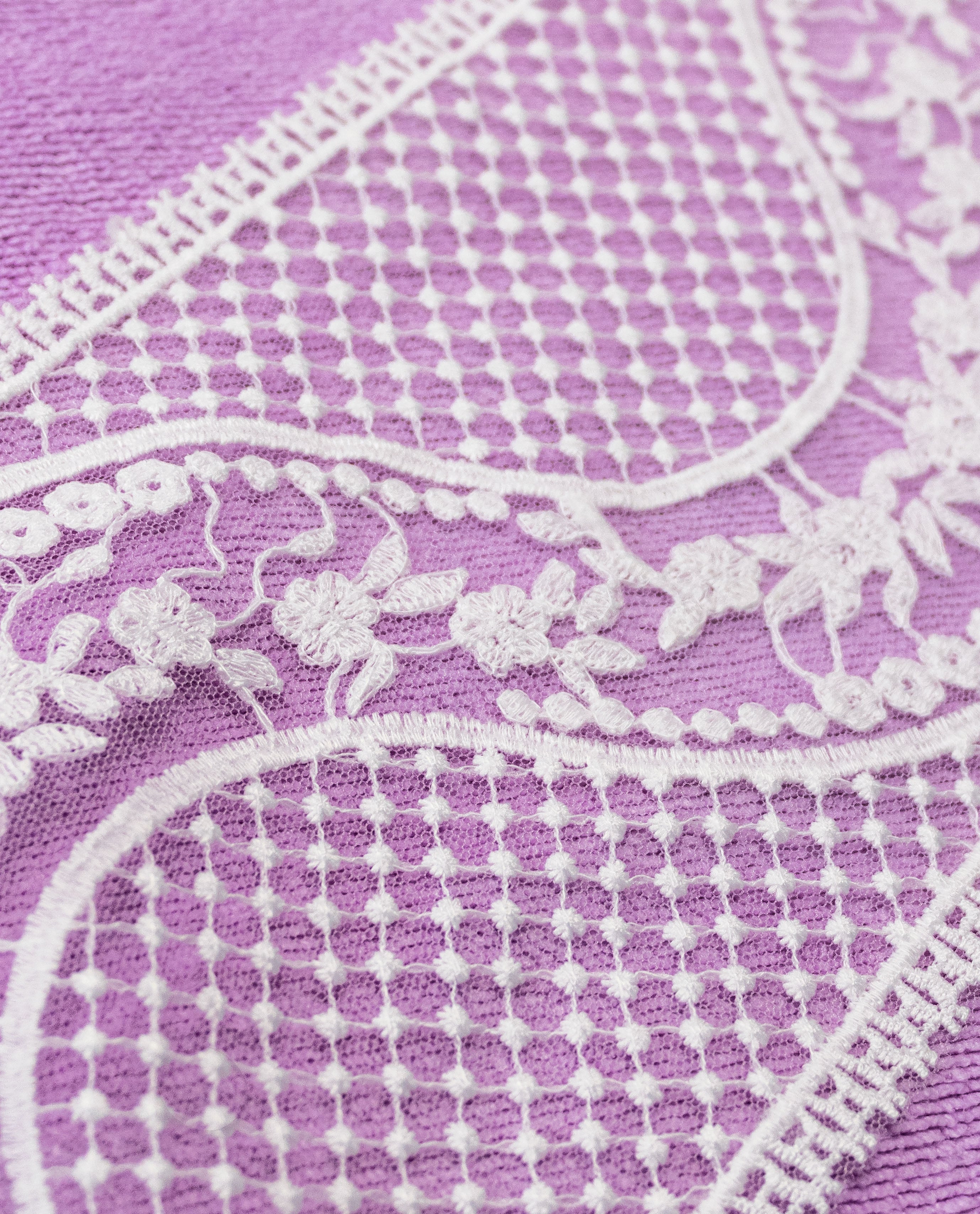 Net Lace - Parallel Border with Wave (Width - 5 inch)