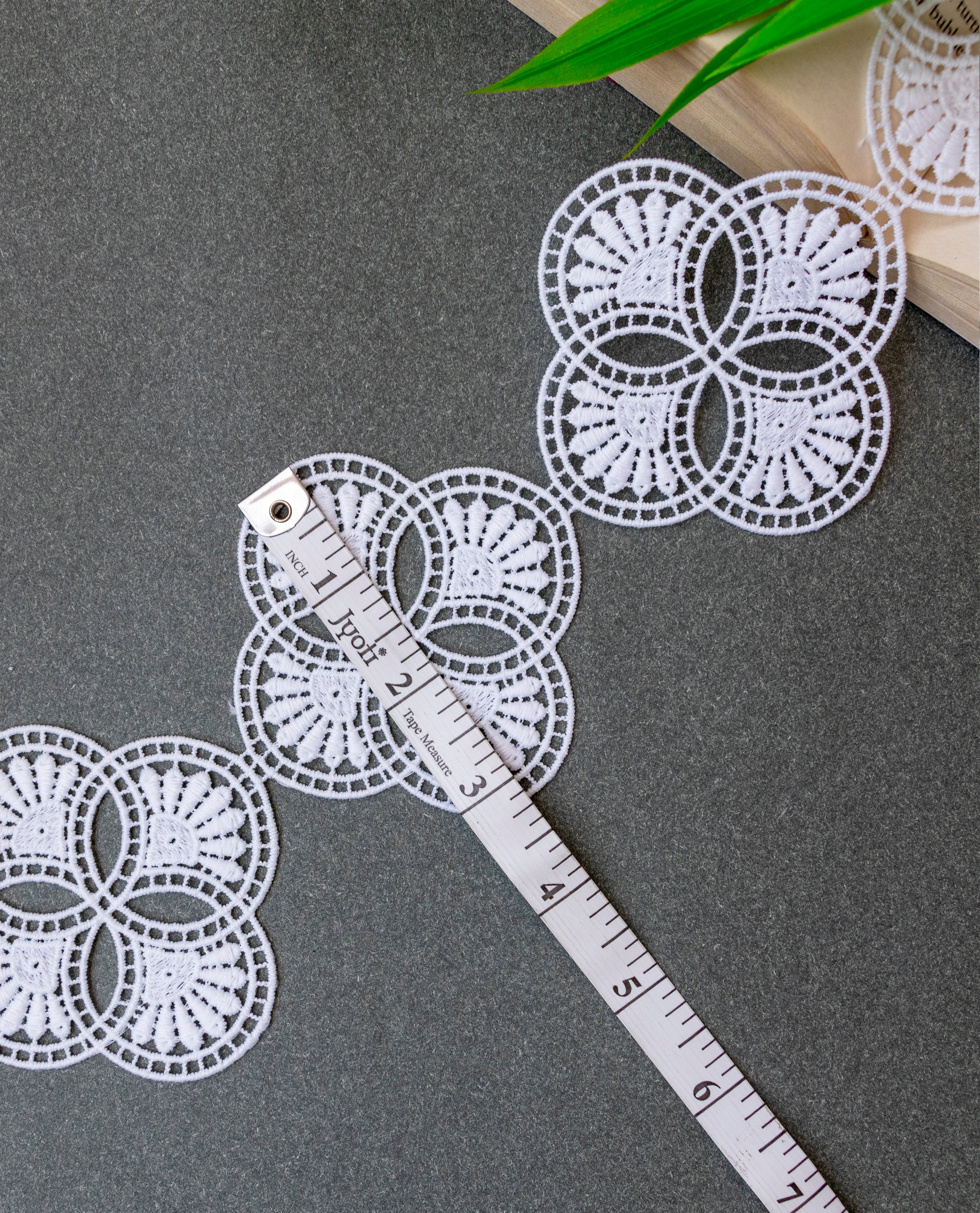GPO Lace - Concentric Circles GPO Lace (Width - 3 inch)