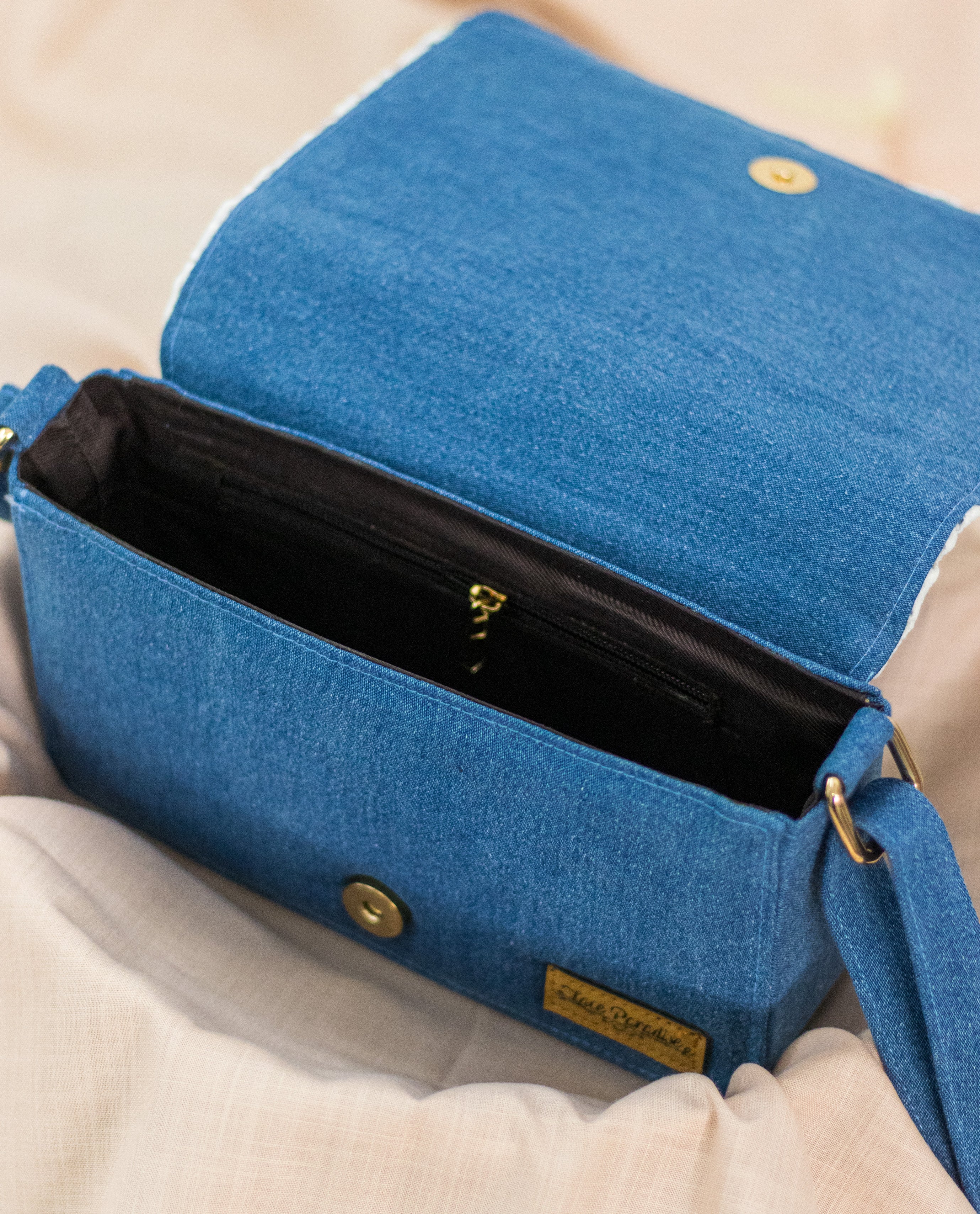 Denim Box Sling