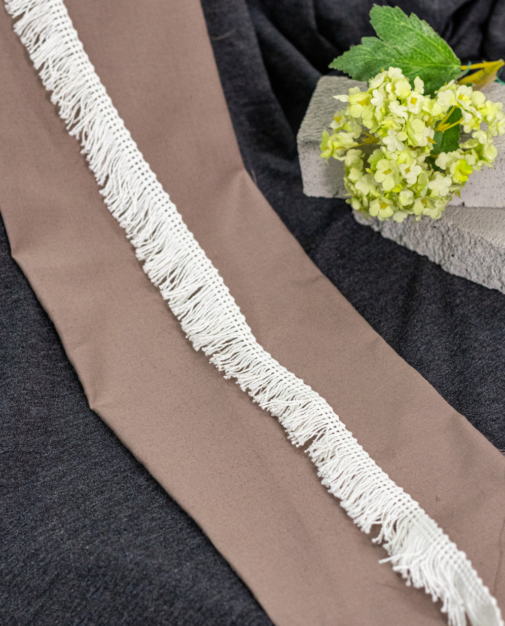 Crochet Lace - Small Cotton Thread Fringe (Width - 1 inch)