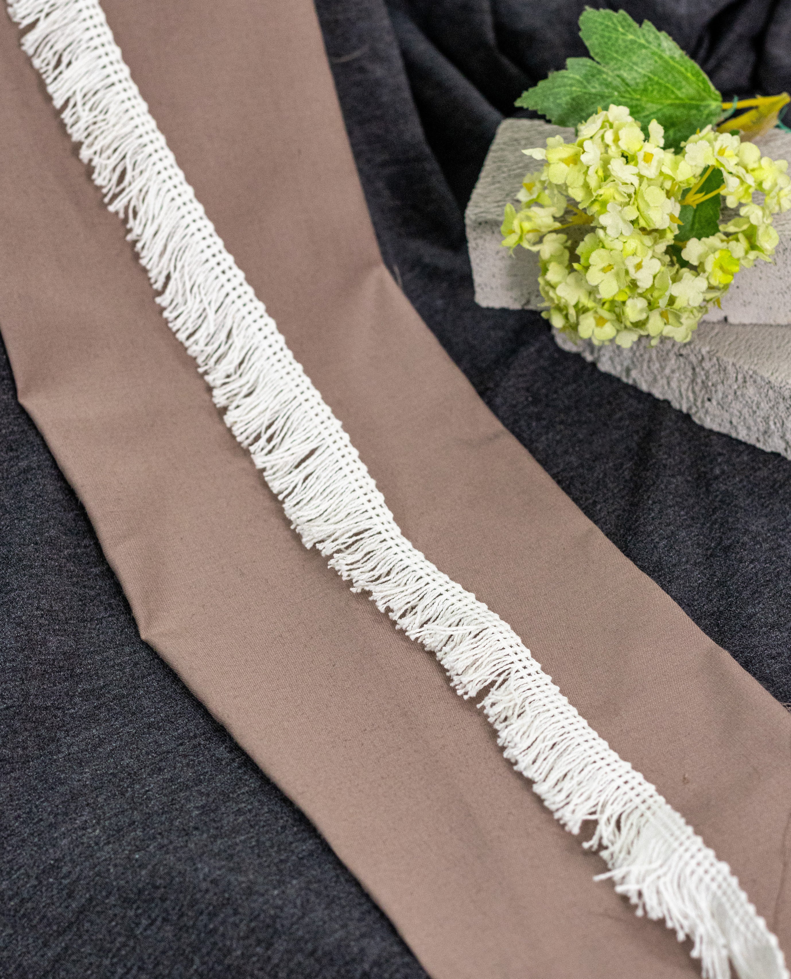Crochet Lace - Small Cotton Thread Fringe (Width - 1 inch)