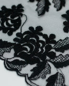 Net Lace - Black Light weight Net Lace ( Width - 5 inch)