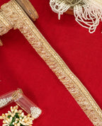 Gold Lace - Gold and Silver Fringe (Width - 1.25 inch)