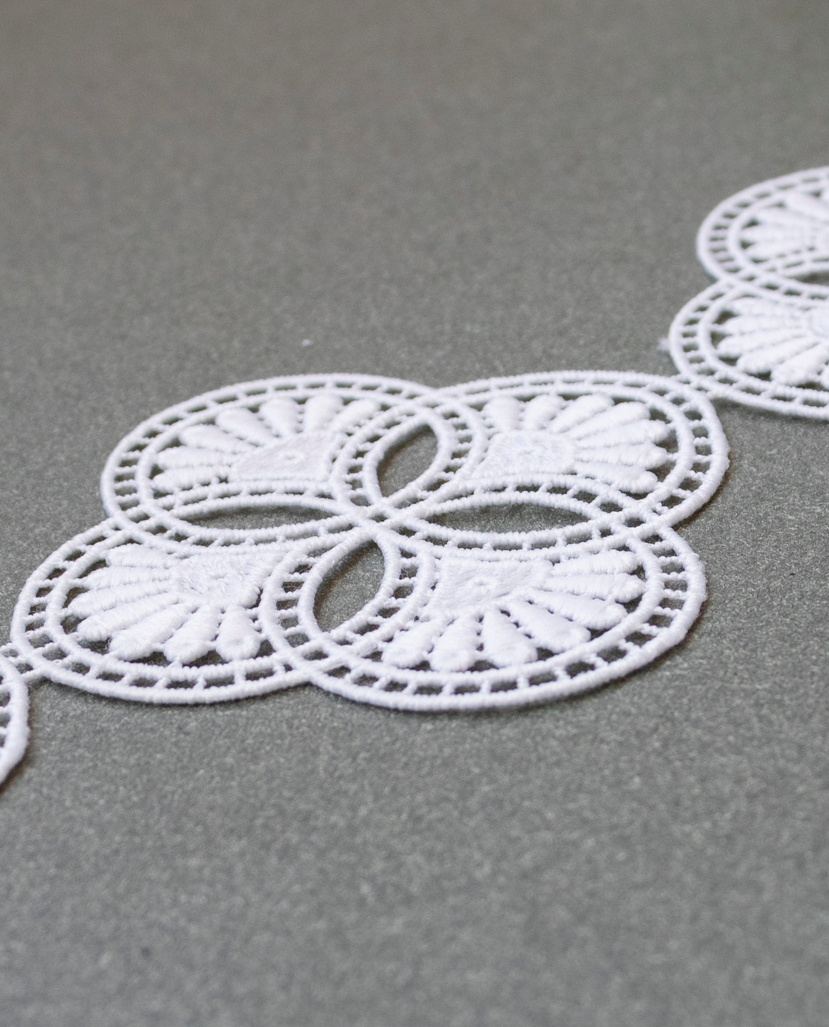 GPO Lace - Concentric Circles GPO Lace (Width - 3 inch)