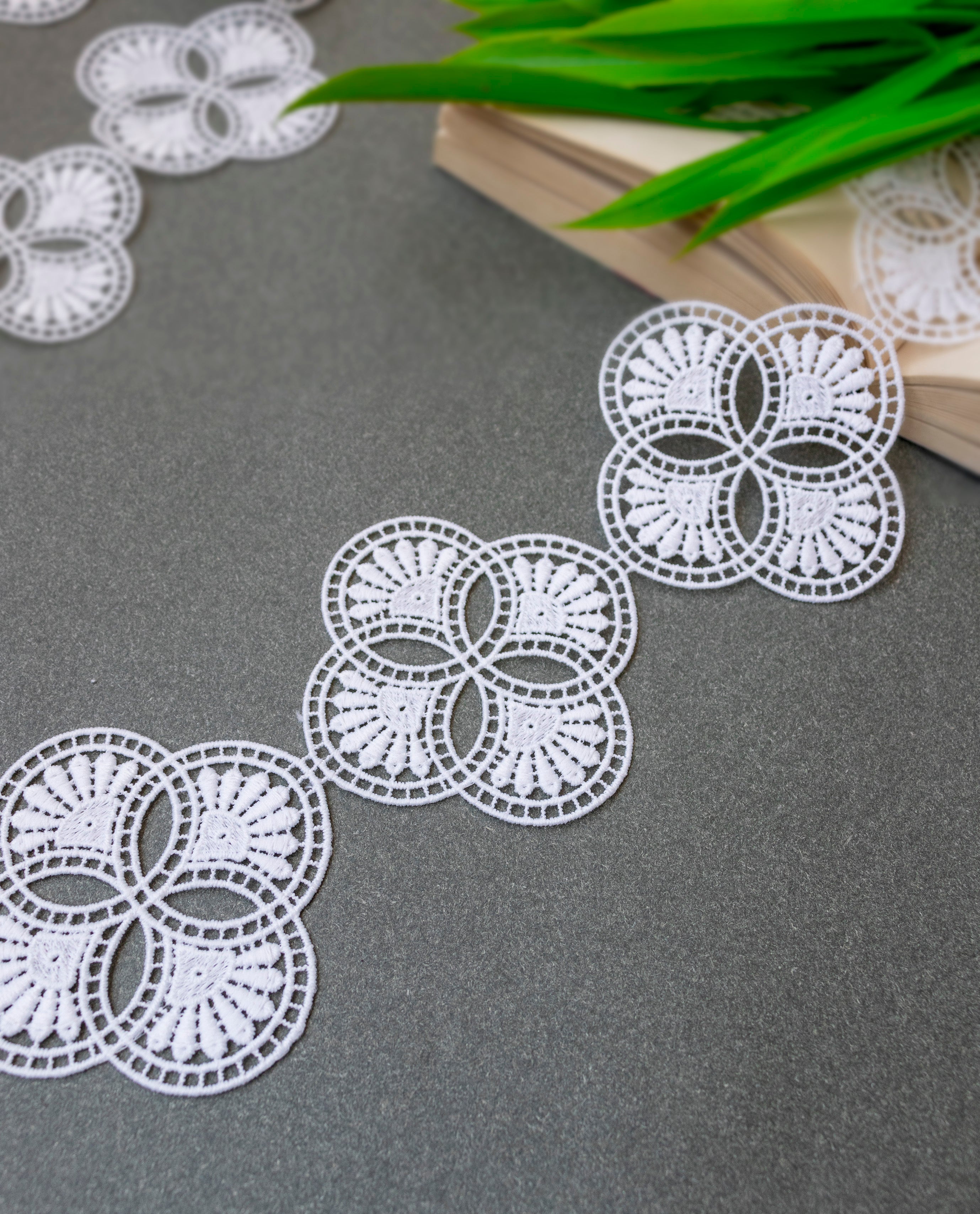 GPO Lace - Concentric Circles GPO Lace (Width - 3 inch)