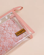 Sheer and Clear combo pouch