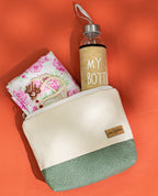 Embossed leather Pouch