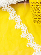 GPO Lace - Small Scallops with Eyelets (Width - 2 inch)