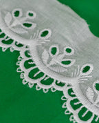 Cotton Lace - Cambric Hakoba with Cutwork GPO (Width - 2.5 inch)