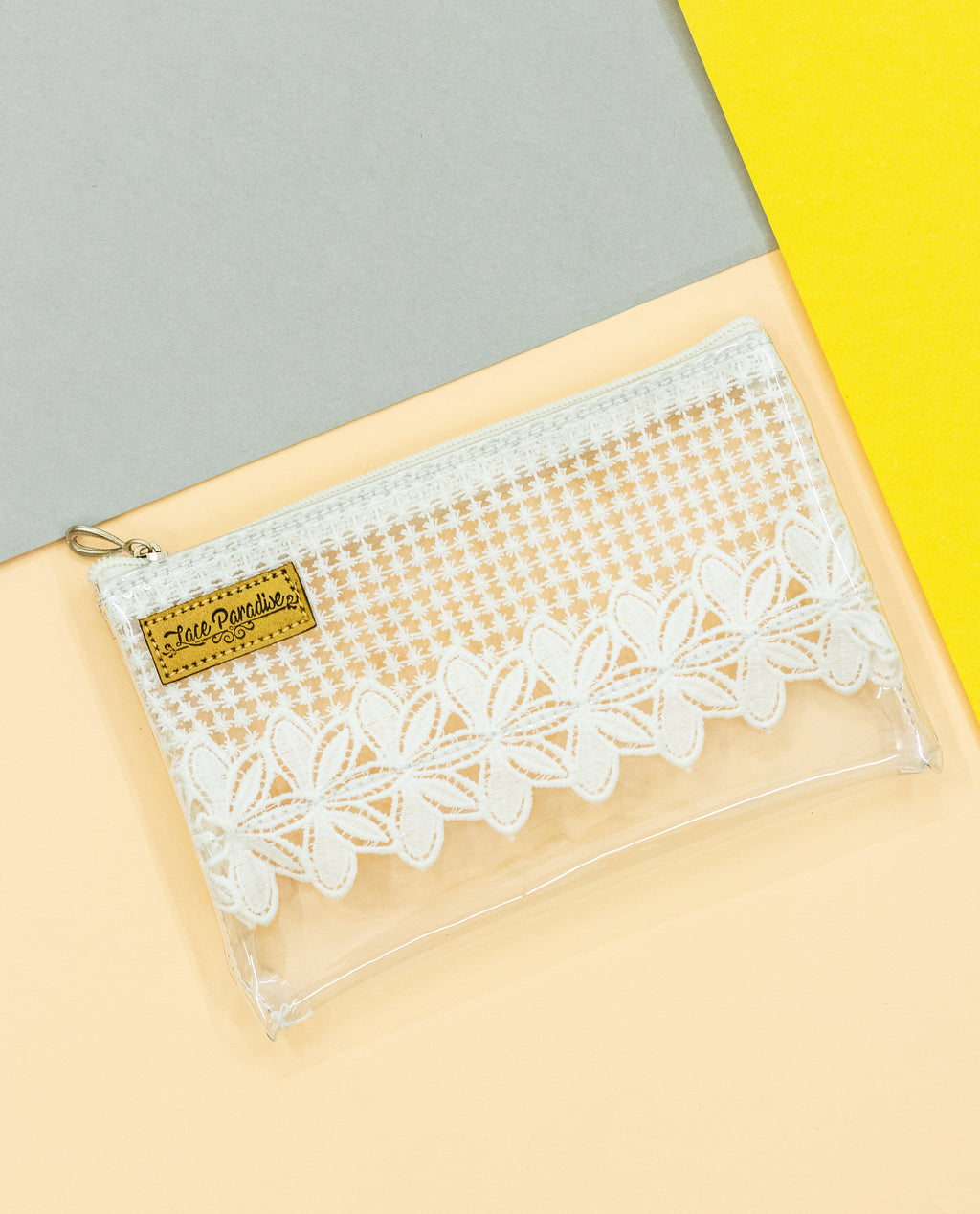 Transparent Lace Pouch