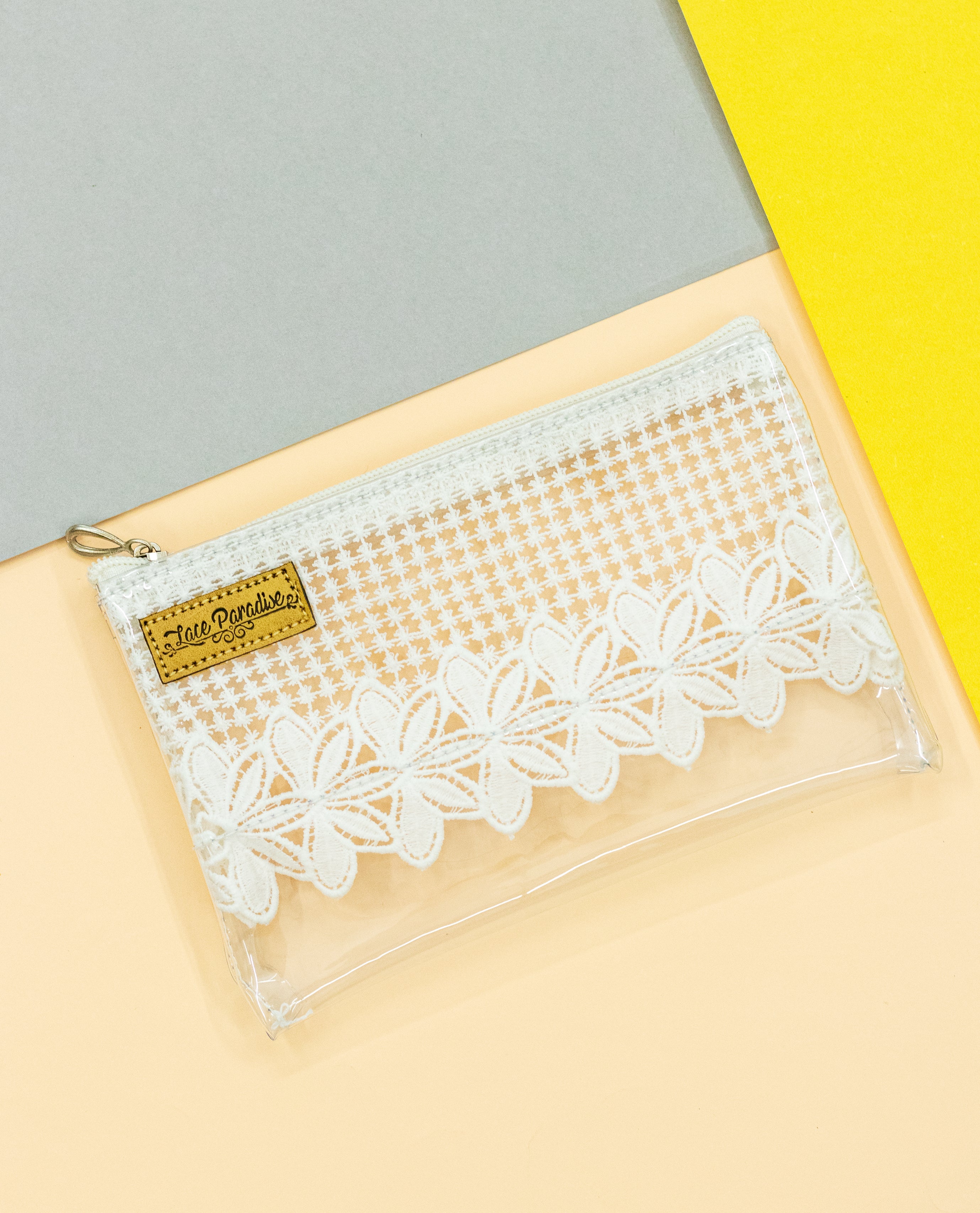 Transparent Lace Pouch