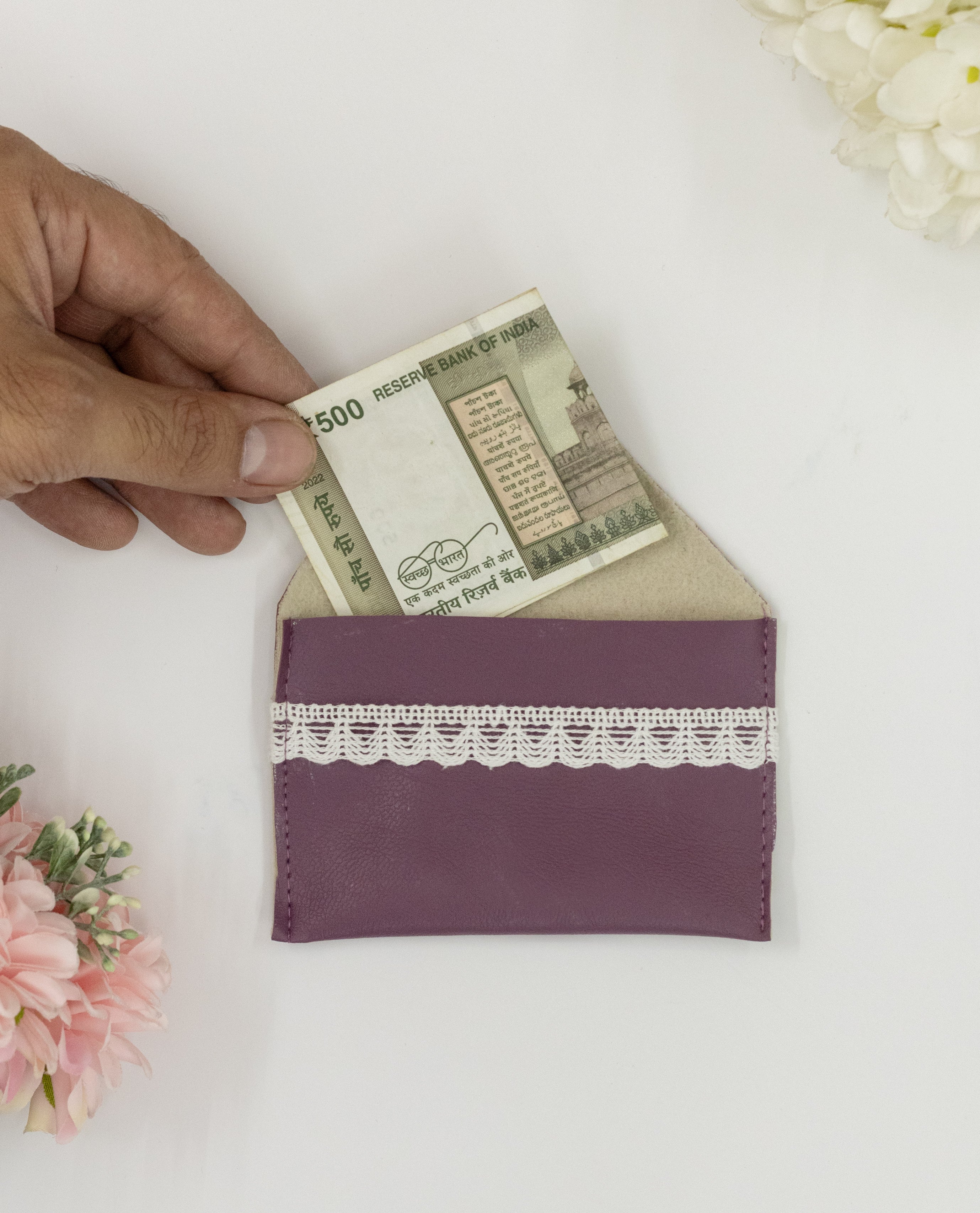 Lace Cash Envelope / Mini Wallet